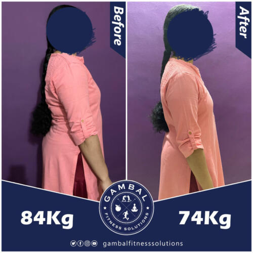 Amrutha before after side 1
