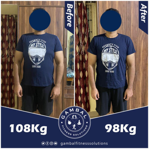 Mohammed before after front