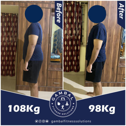 Mohammed before after side